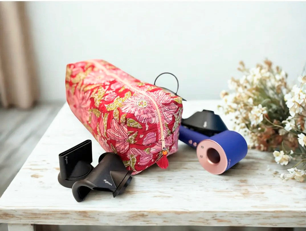 Quilted Hair Tools Bag