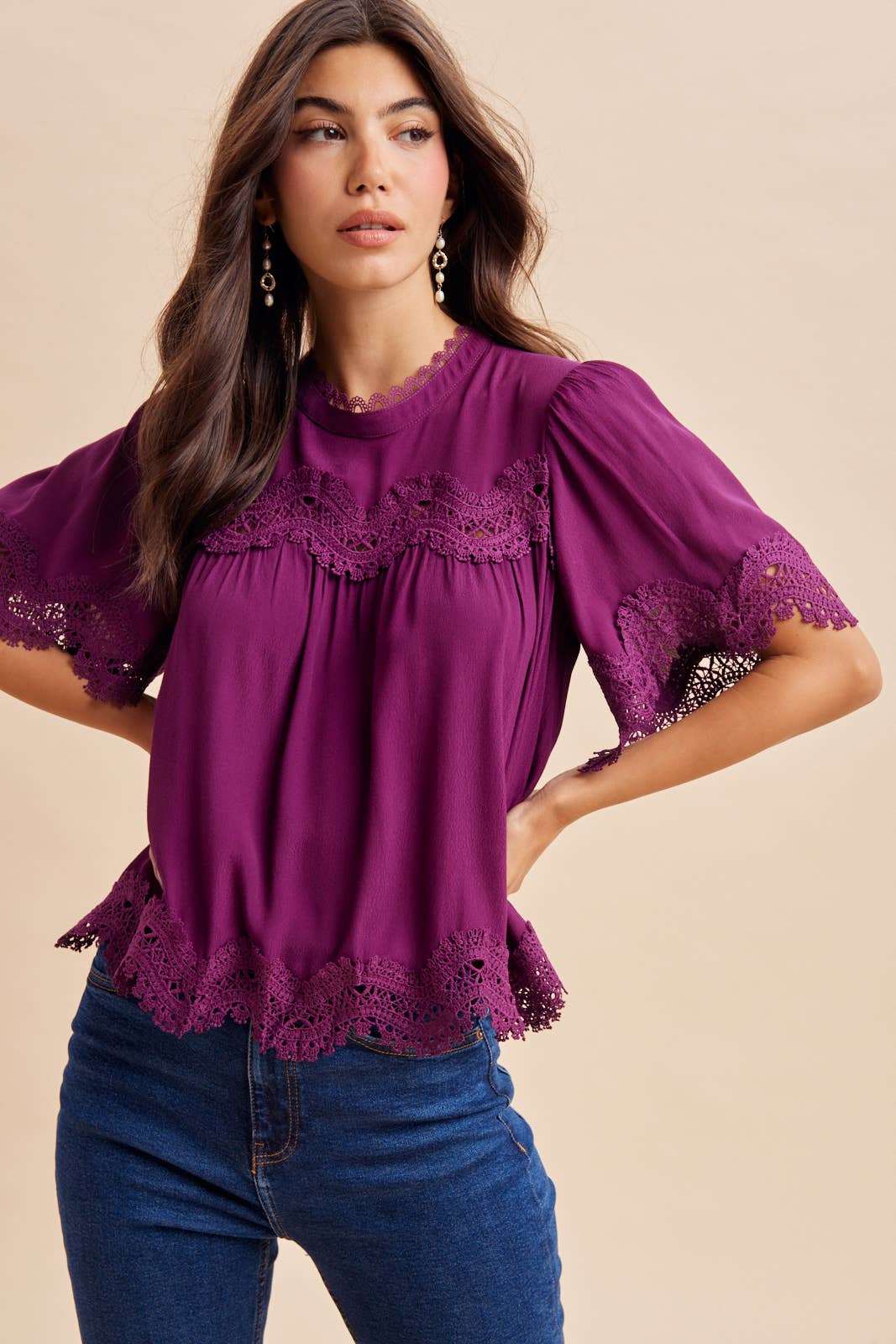 Jodi Lace Top