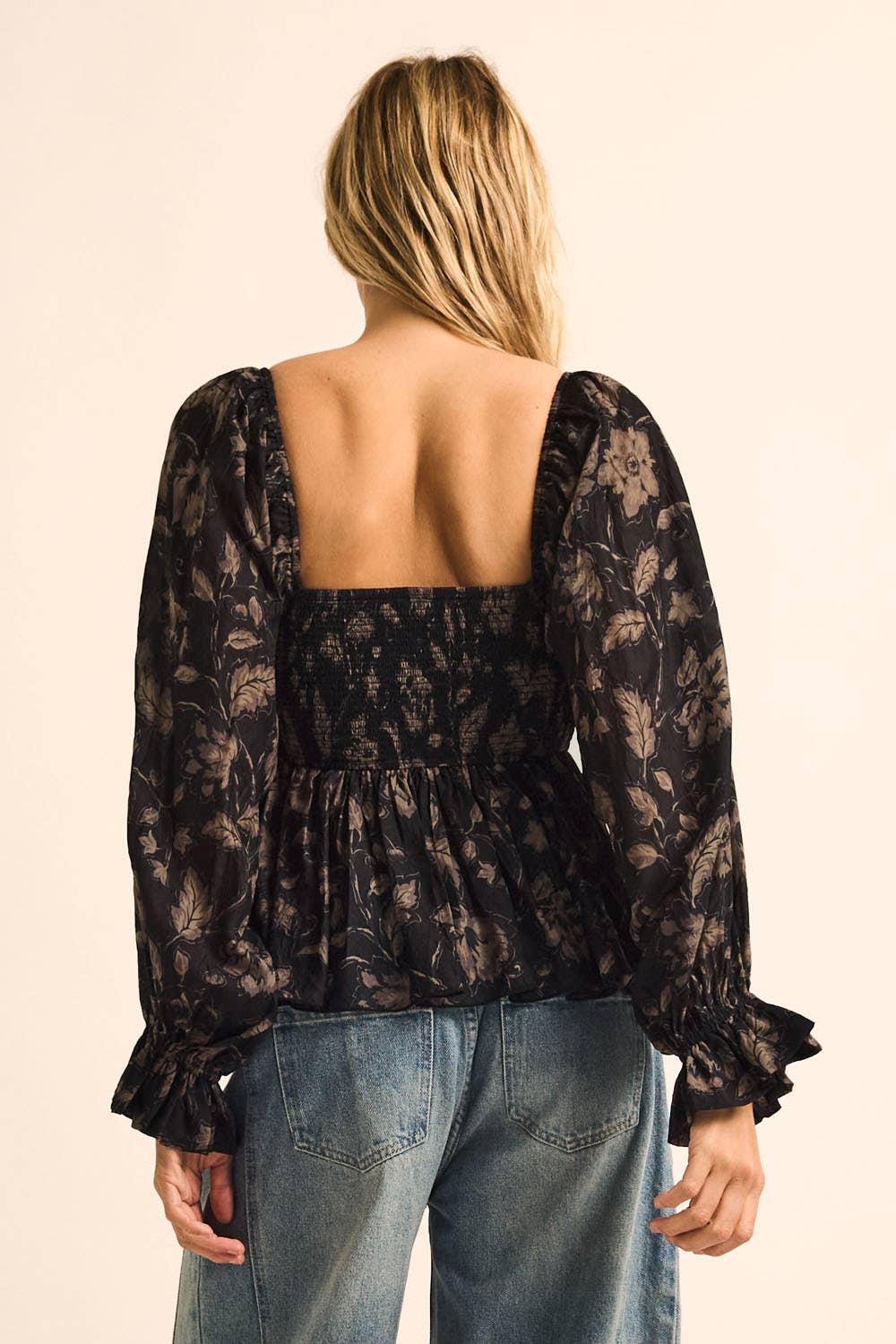 Floral Smocked Top