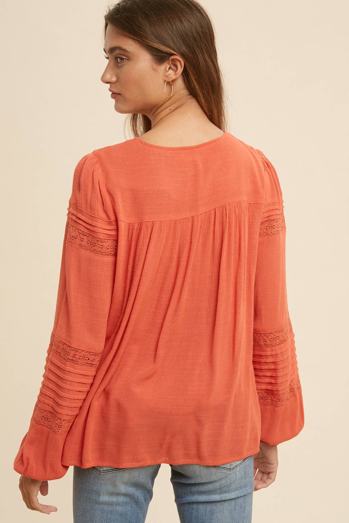 Boho Peasant Top