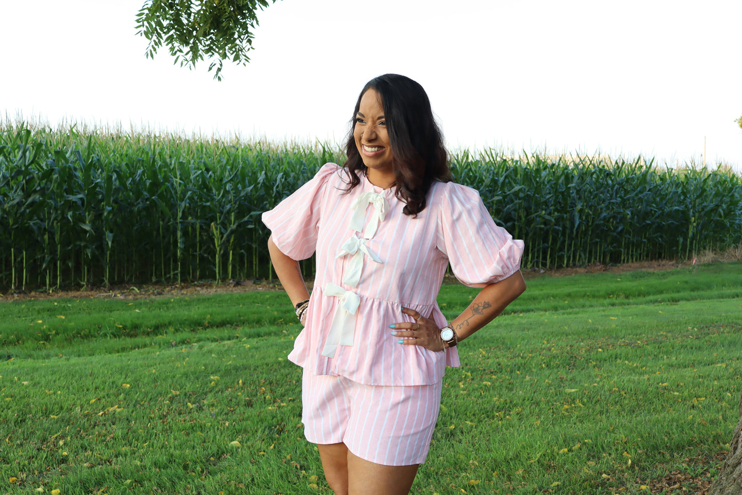 Pink Sailor Top