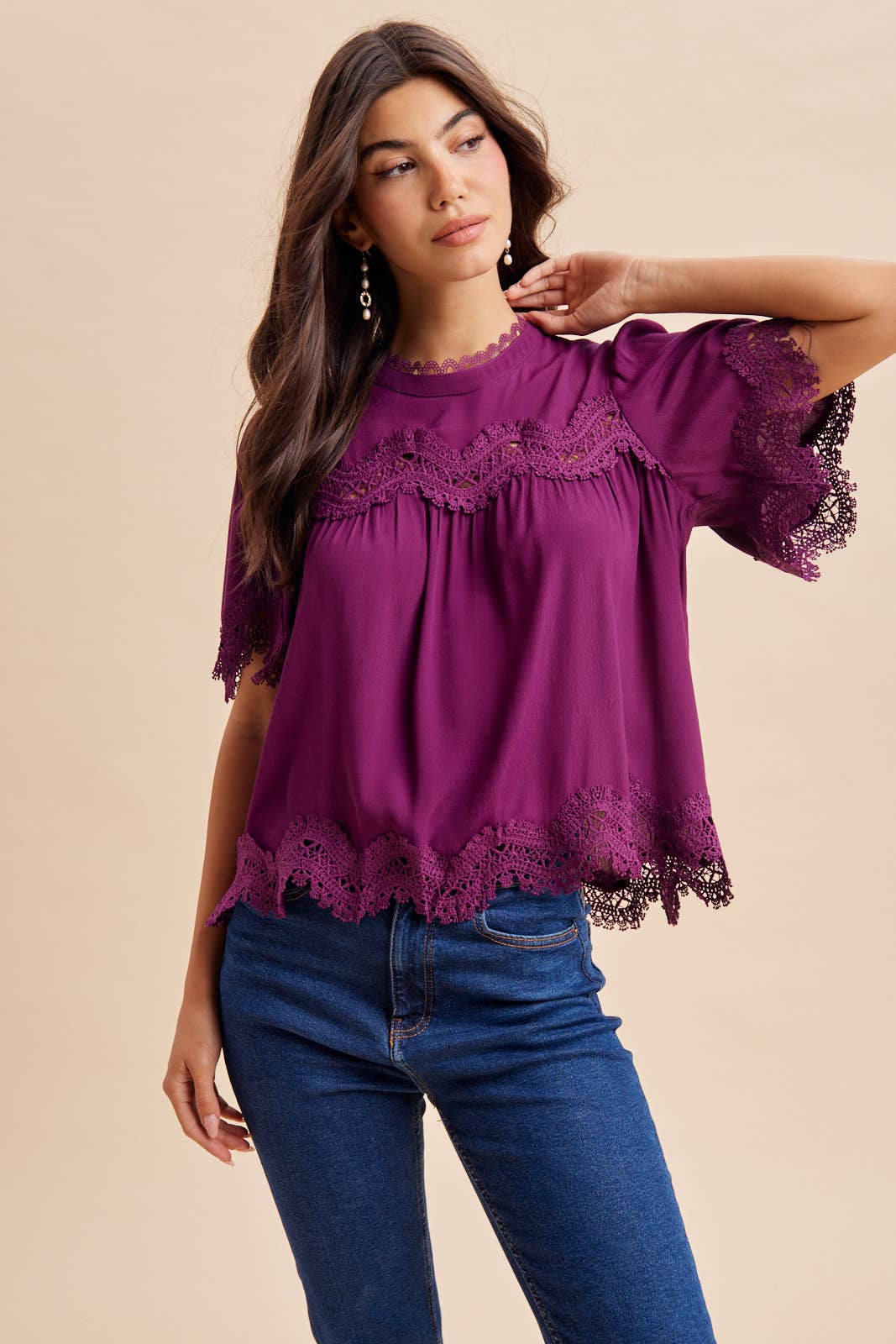 Jodi Lace Top