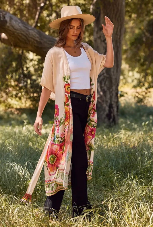 Floral Kimono