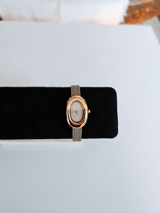 Leather Strap Watch