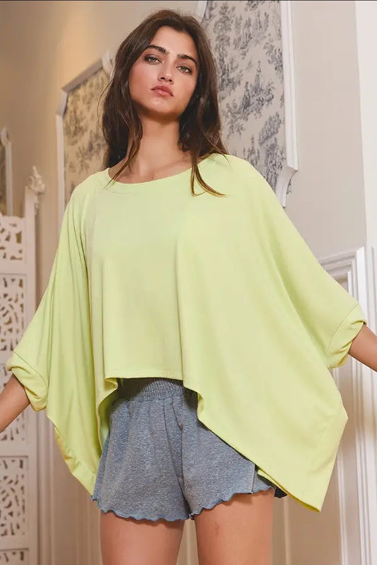 Lime Boho Tee