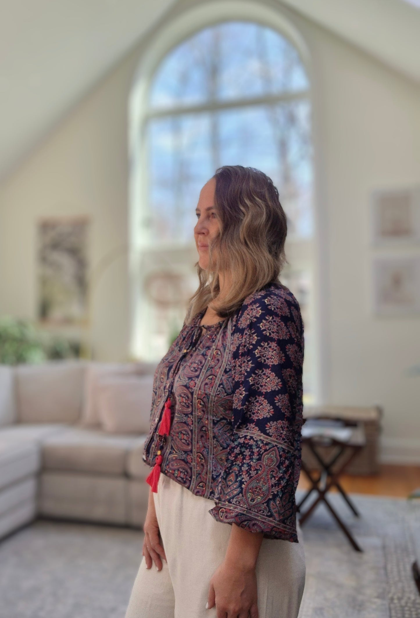 Amara Paisley Top